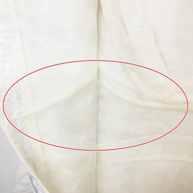 人気no 1 ホワイト 白 半袖 コットン 花柄 リボン レース フレアワンピース Vuitton Louis ルイヴィトン 36 レディース 12 ワンピース Wetco Eg Com