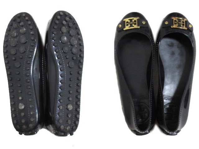 トリーバーチ TORY BURCH バレエ シューズ フラットシューズ 黒