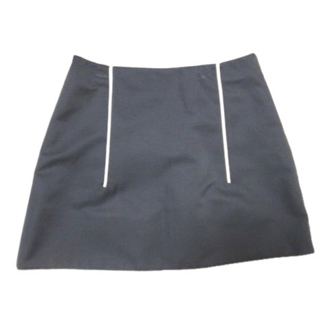 プラダ PRADA 15年 スカート ミニ 台形 ライン 灰 グレー 40 170/66A M  