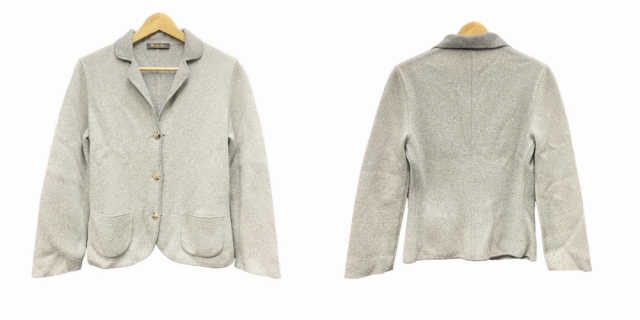 ロロピアーナ レディース カシミア100% ニット 42 グレー