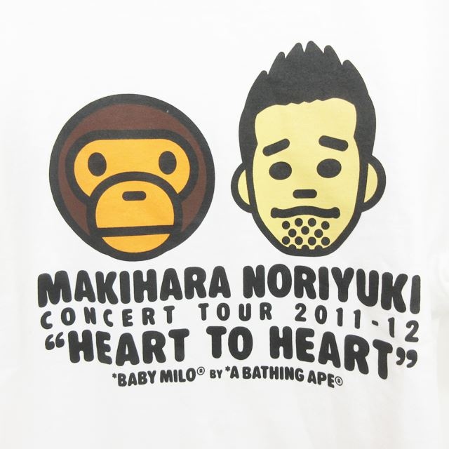 アベイシングエイプ A BATHING APE x makihara noriyuki Concert アベイシングエイプ A BATHING APE x makihara noriyuki Concert