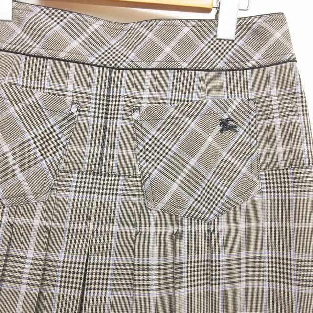 バーバリーブルーレーベル BURBERRY BLUE LABEL 美品 プリーツ