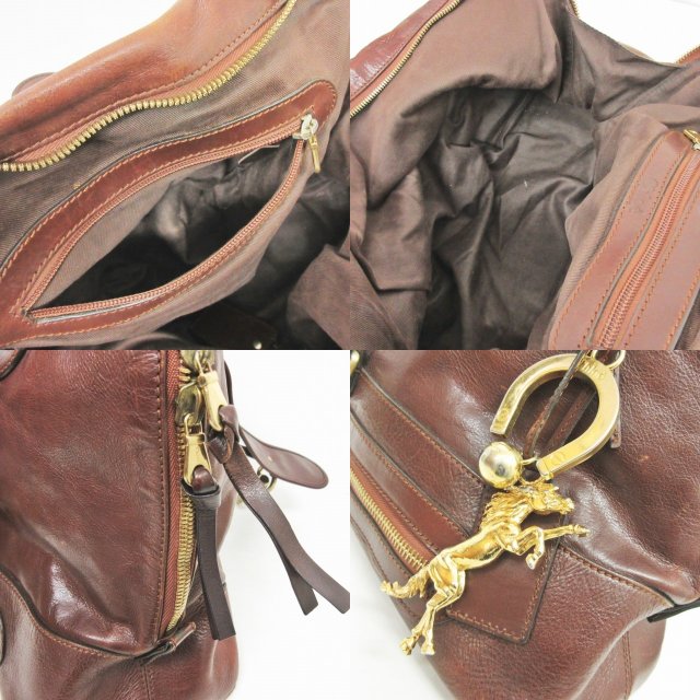 クロエ CHLOE ケララ ショルダーバッグ レザー チャーム付 馬
