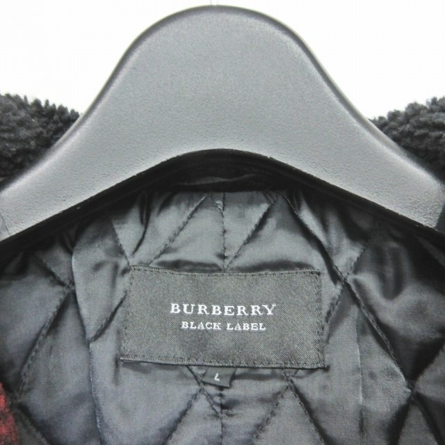 バーバリーブラックレーベル BURBERRY BLACK LABEL 美品 ダッフル 