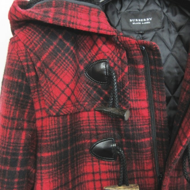 バーバリーブラックレーベル BURBERRY BLACK LABEL 美品 ダッフル 