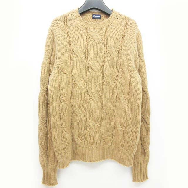 ドルモア Drumohr セーター ケーブル ニット ウール ベージュ 46 0330 Ibo21 メンズ 049 ベクトルパーク