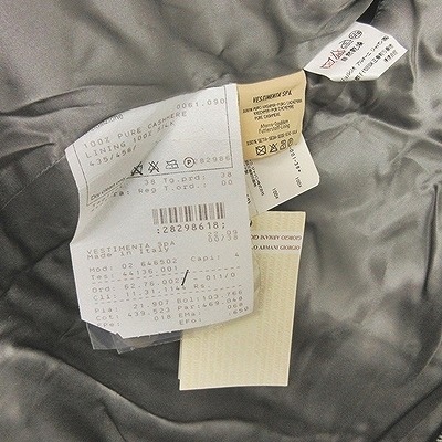 ジョルジオアルマーニ GIORGIO ARMANI 美品 カシミヤ100％ テーラード 