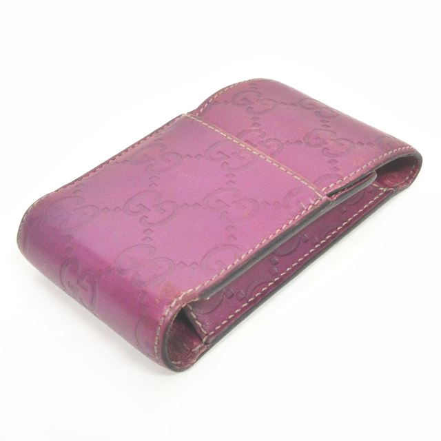 GUCCI グッチシマ シガレットケース 181716 パープル グッチ GUCCI グッチシマ シガレットケース 小物入れ GG柄