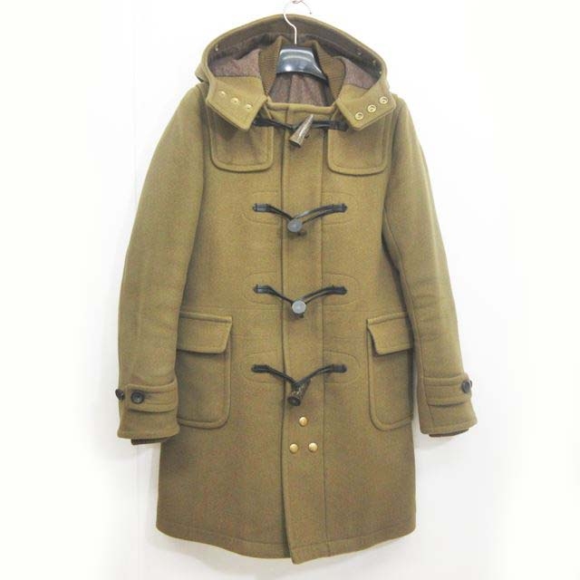 サイ ベーシックス Scye Basics ダッフルコート ジャケット ウール カシミア混 ジップアップ カーキ 38 5213 0504 レディース 049 ベクトルパーク