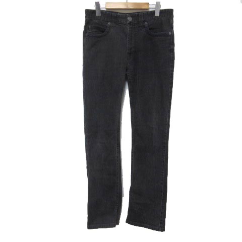 EMPORIO ARMANI ブラックスリムフィットパンツ エンポリオアルマーニ