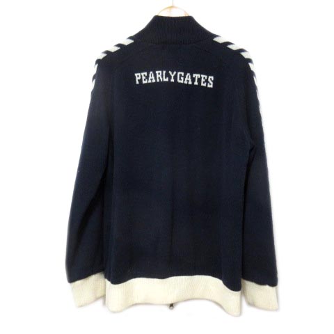 パーリーゲイツ PEARLY GATES ニットジャケット ゴルフ ウエア ジップ 