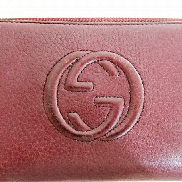 グッチ GUCCI ソーホー インターロッキングG ラウンドファスナー 長 