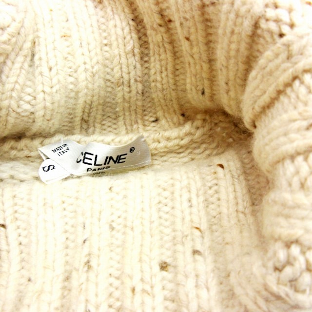 セリーヌ CELINE 美品 ニットカットソー セーター ウール カシミヤ混 
