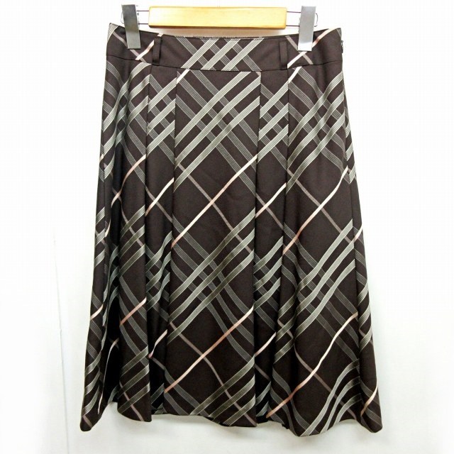 バーバリー ロンドン BURBERRY LONDON 美品 ロングスカート チェック  