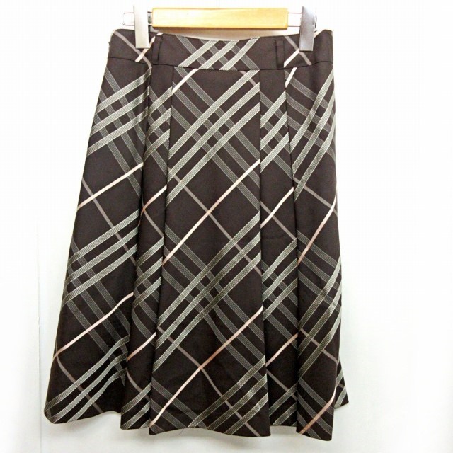 バーバリー ロンドン BURBERRY LONDON 美品 ロングスカート チェック  