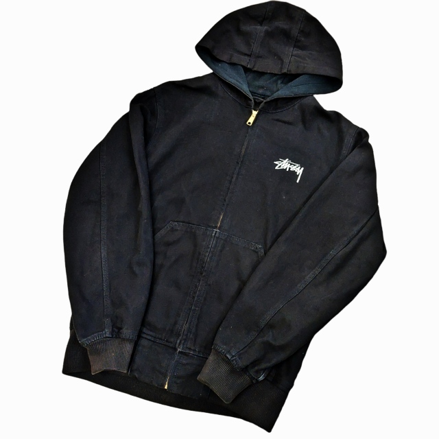 ステューシー STUSSY ダック地 ロゴ パーカー ジャケット フーディ 