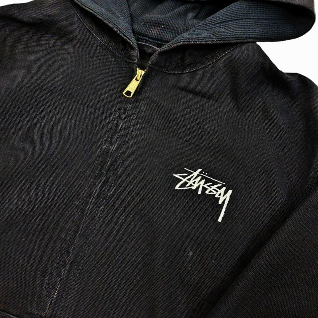 ステューシー STUSSY ダック地 ロゴ パーカー ジャケット フーディ 