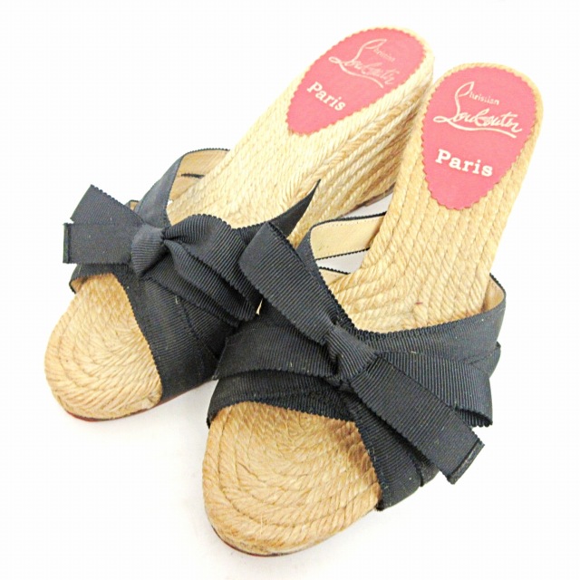 クリスチャンルブタン Christian louboutin ジュート サンダル  