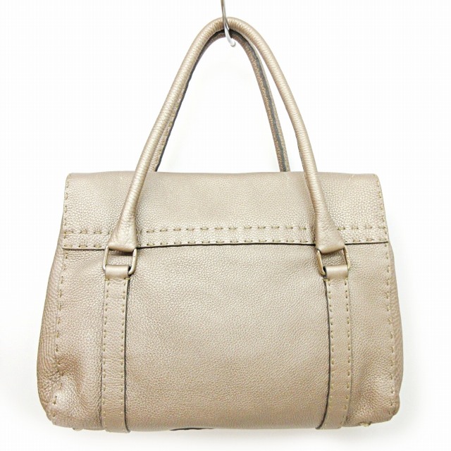 フェンディ FENDI 8BR45 セレリア リンダ ステッチ ハンドバッグ 