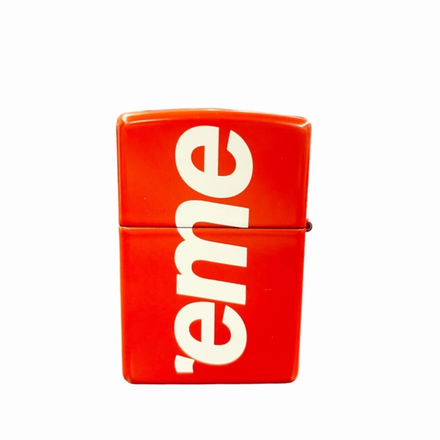 未使用品 シュプリーム SUPREME 18SS Logo Zippo Red ロゴ ジッポ 赤 