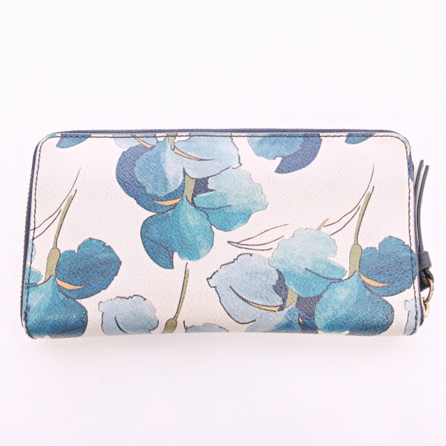 トリーバーチ TORY BURCH 長財布 ロングウォレット 花柄 ラウンド