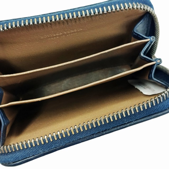 ボッテガヴェネタ BOTTEGA VENETA イントレチャート レザー コイン 