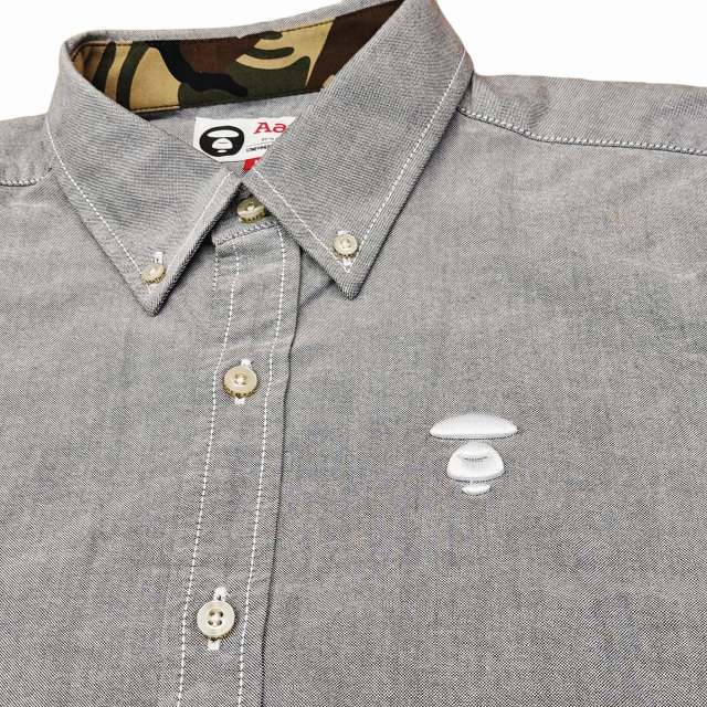 アベイシングエイプ A BATHING APE Aape 美品 BD 長袖シャツ ワーク 