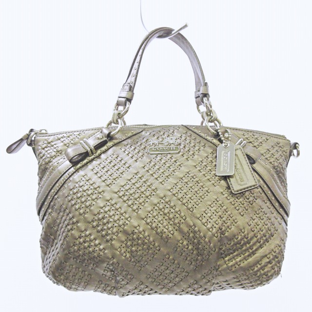 コーチ COACH 17757 2WAY マディソン ウーブン レザー ソフィア 