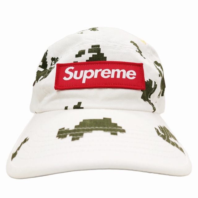 シュプリーム SUPREME 美品 21AW Military Camp Cap BOX LOGO ボックス 
