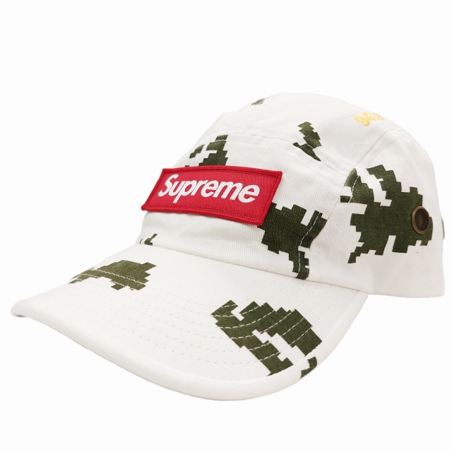 シュプリーム SUPREME 美品 21AW Military Camp Cap BOX LOGO ボックス 