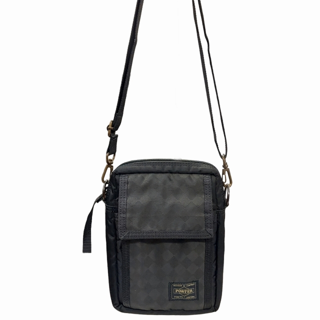 ポーター PORTER 美品 ショルダーバッグ サコッシュ ポーチ クロス 