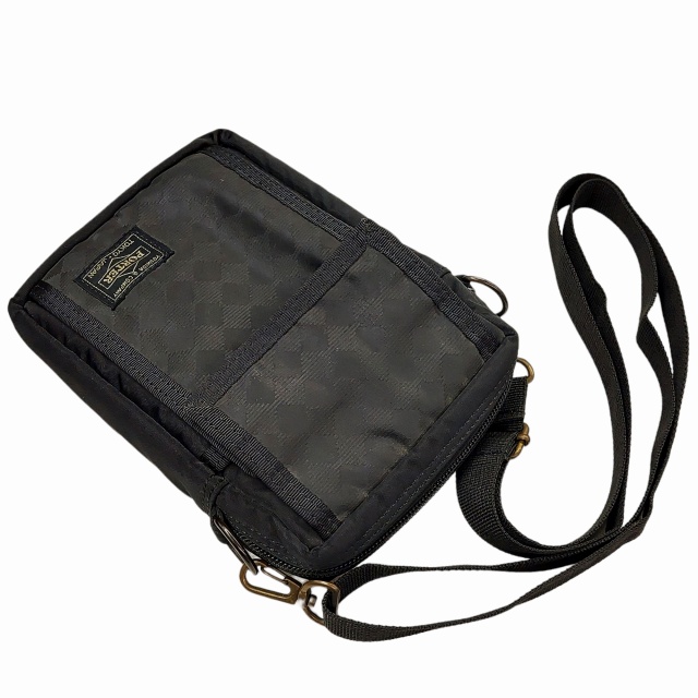 ポーター PORTER 美品 ショルダーバッグ サコッシュ ポーチ クロス 