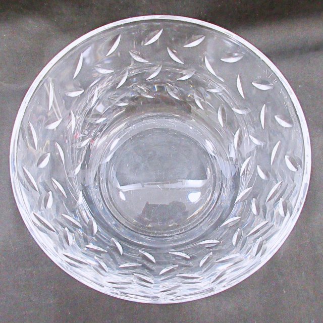ティファニー TIFFANY & CO. ガラス ボウル サラダボウル リーフ柄