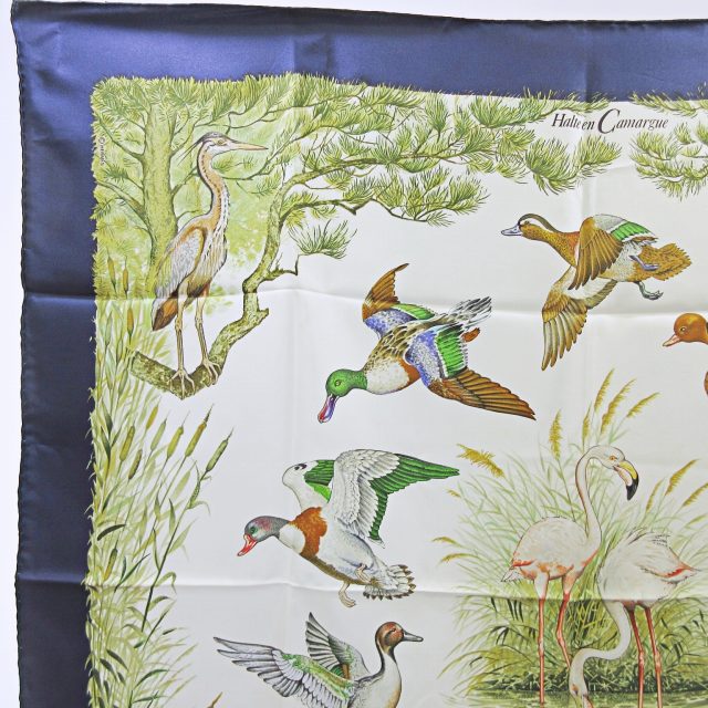 エルメス HERMES カレ90 スカーフ HALTE EN CAMARGUE カマルグでの休息 