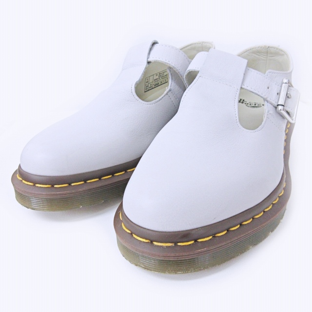 ドクターマーチン DR.MARTENS 美品 POLLEY Tバーシューズ レザー 