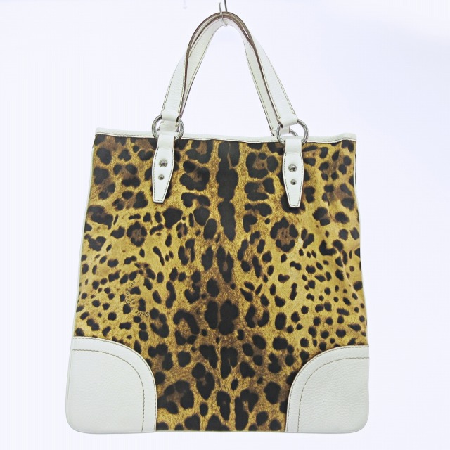 ドルチェ&ガッバーナ ドルガバ DOLCE&GABBANA レオパード柄 トート  