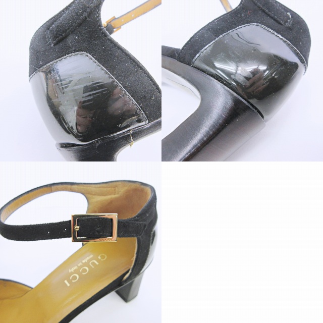 中古・古着通販】GUCCI (グッチ) アンクルストラップパンプス GUCCI