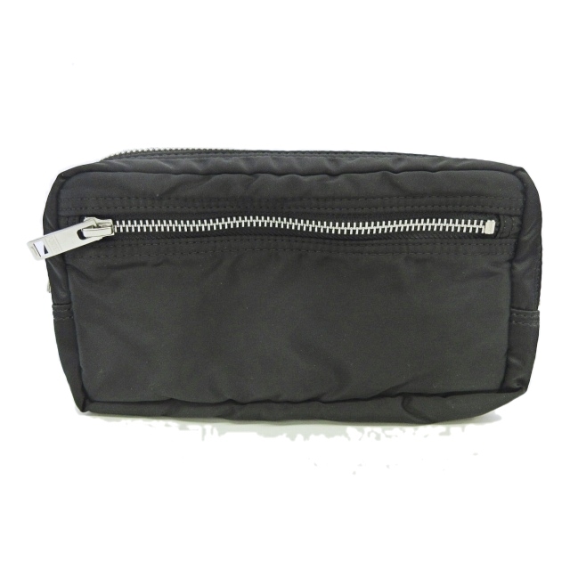ポーター PORTER 美品 タンカー クラッチバッグ ナイロンポーチ 黒