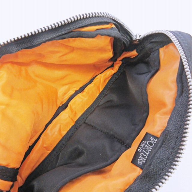 ポーター PORTER 美品 タンカー クラッチバッグ ナイロンポーチ 黒 