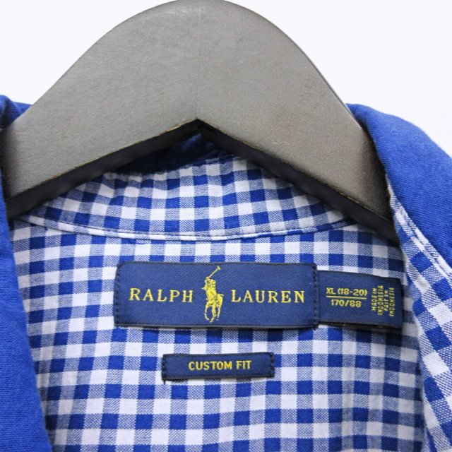 ラルフローレン RALPH LAUREN ボタンダウンシャツ BDシャツ 裏地 