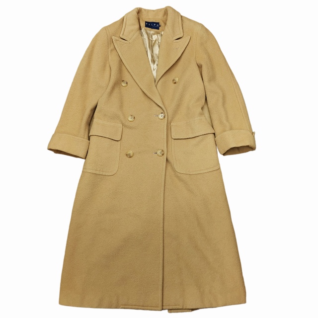 ラルフローレン RALPH LAUREN メルトン チェスターコート ロングコート 
