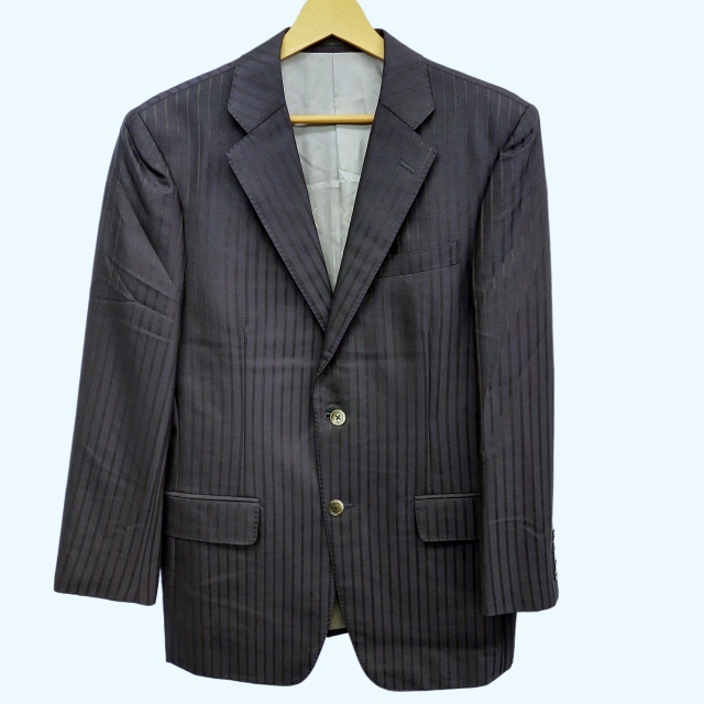 ダンヒル dunhill CHOYA 2Bテーラードジャケット ブレザー 紺ブレ 
