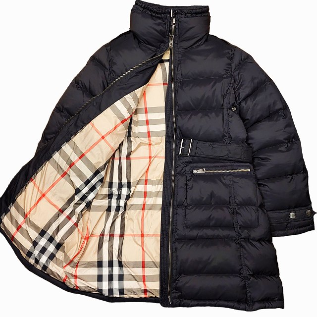 バーバリーブリット BURBERRY BRIT 美品 ノバチェック ベルテッド 