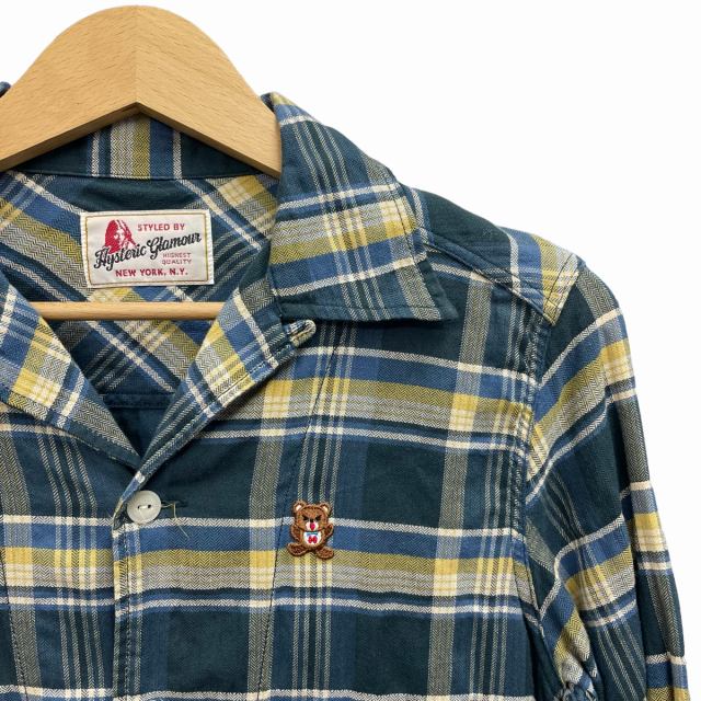 ヒステリックグラマー HYSTERIC GLAMOUR シャツ ワンピース チェック柄 