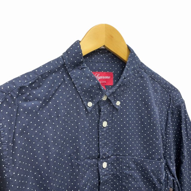 シュプリーム SUPREME ドット柄 ボタンダウンシャツ BDシャツ 水玉 