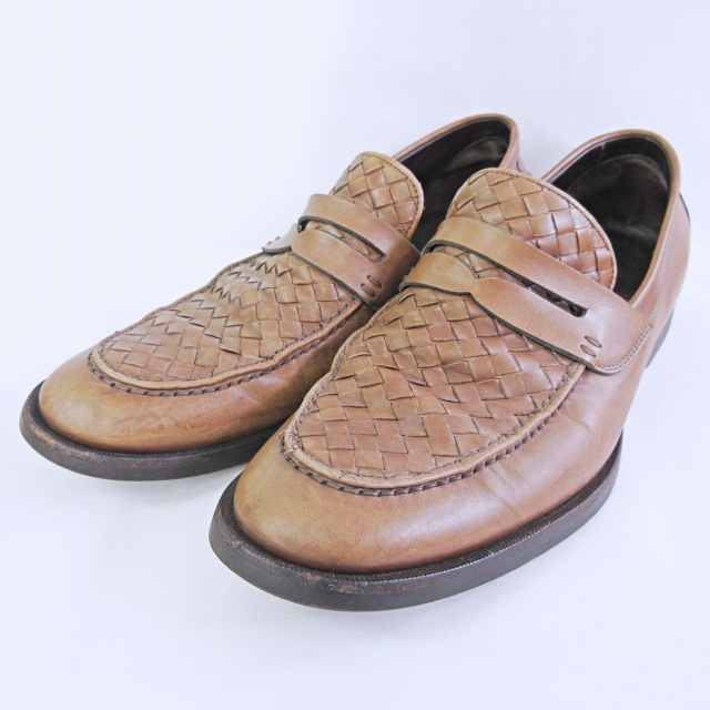 ボッテガヴェネタ BOTTEGA VENETA ローファー イントレチャートレザー 