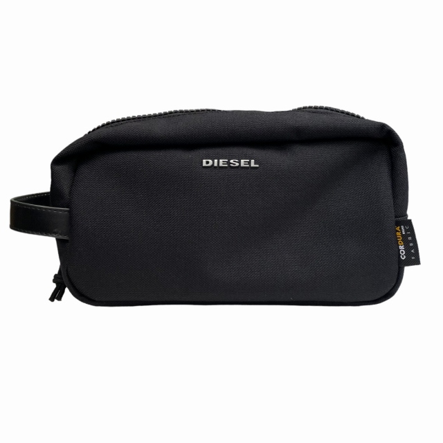 ディーゼル DIESEL ポーチ セカンドバッグ ロゴ COPDURA 黒 ブラック 
