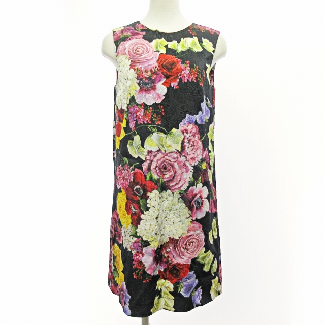 ドルチェ&ガッバーナ ドルガバ DOLCE&GABBANA 美品 フラワープリント  