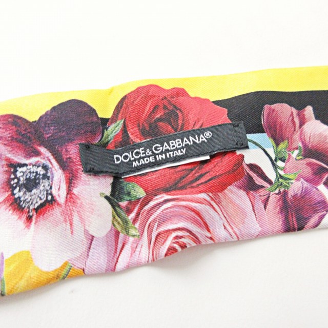 ドルチェ&ガッバーナ ドルガバ DOLCE&GABBANA フローラル シルク 