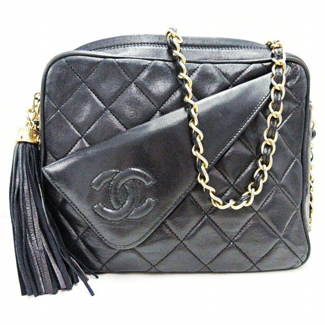 シャネル CHANEL ヴィンテージ マトラッセ ココマーク タッセル 